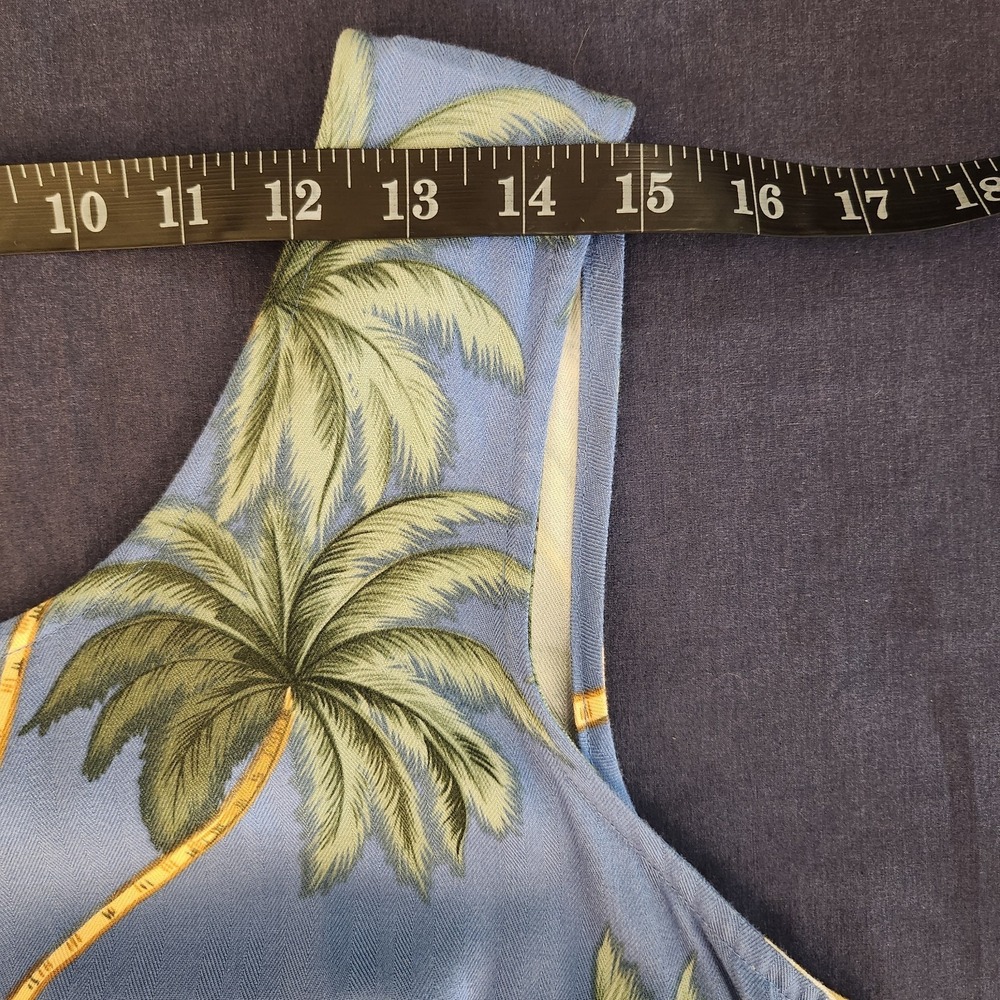 Caribbean Joe Floral Wrap Dress – Tropical/Aloha/Coconutgirl/SlowFashion L - Picture 8 of 12